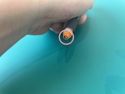 （補足）チャンク部分は指の腹で輪を下ろすと開く