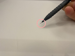 【事前準備】分解前にシャー芯を抜くの画像1
