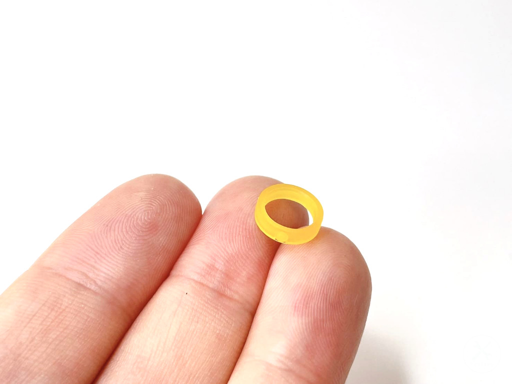 黄色のゴム輪のメイン画像