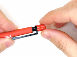 ノックキャップを外すの画像1