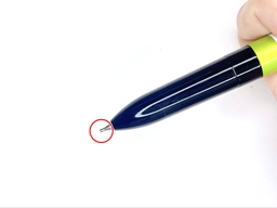 動作チェック②ノックしたらシャー芯が出ることの画像1