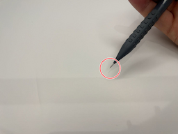 動作チェック①ペン先からシャー芯が出ることの画像2