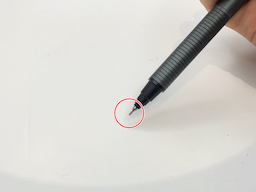動作チェック①ノックしたらシャー芯がでることの画像1