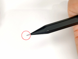 動作チェック①ノックしたらシャー芯がでることの画像1