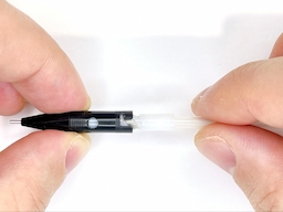 芯タンク先端に口金を装着するの画像2