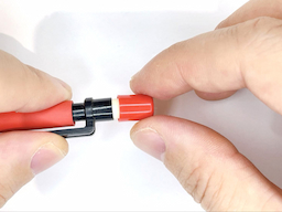 ノックキャップを装着するの画像2