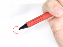 動作チェック①ノックしたらシャー芯がでることの画像1