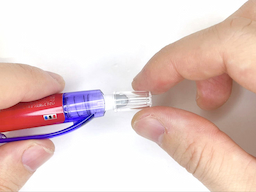 透明なキャップを装着するの画像2