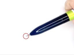 動作チェック②ノックしたらシャー芯が出ることの画像2