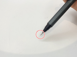 動作チェック①ノックしたらシャー芯がでることの画像2