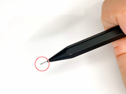 動作チェック①ノックしたらシャー芯がでることの画像2