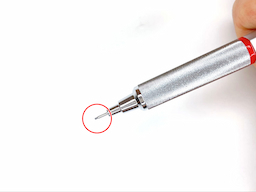 動作チェック①ノックしたらシャー芯が出ることの画像2