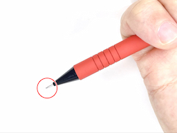 動作チェック①ノックしたらシャー芯がでることの画像2