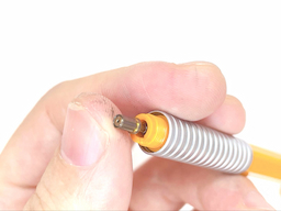 （補足）チャックはノック状態で輪を下ろすと開くの画像3