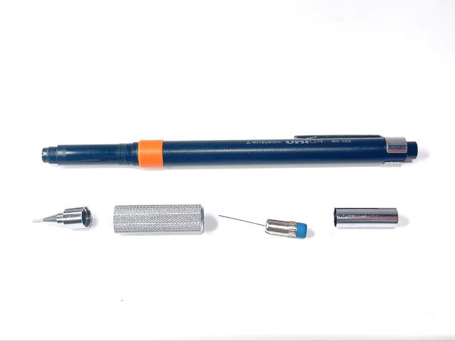 M4552製図用シャープペンシルの組立方法