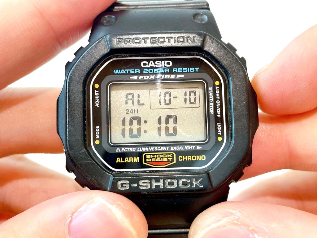 GショックDW5600Eのアラーム・時報の使い方