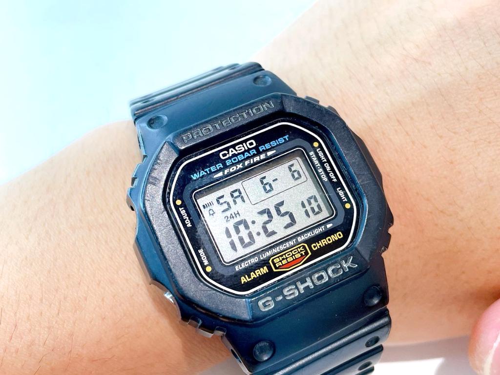 GショックDW5600Eの時刻・日付合わせ
