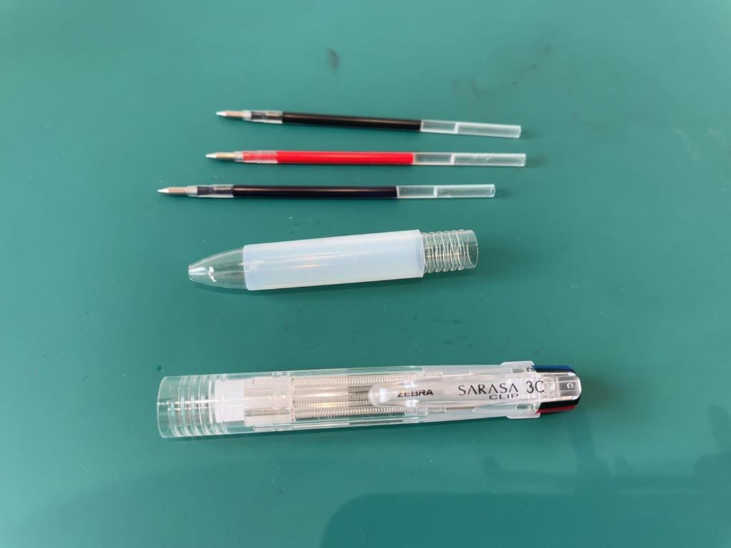 サラサクリップ3Cの分解方法