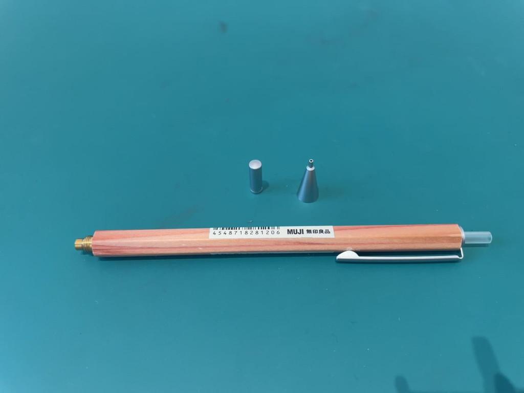 【無印】木軸六角シャープペンの分解方法