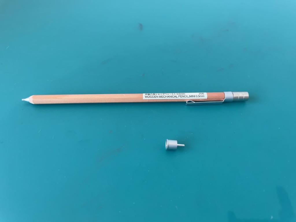 【無印】木軸六角シャープペン・ミニの組立方法