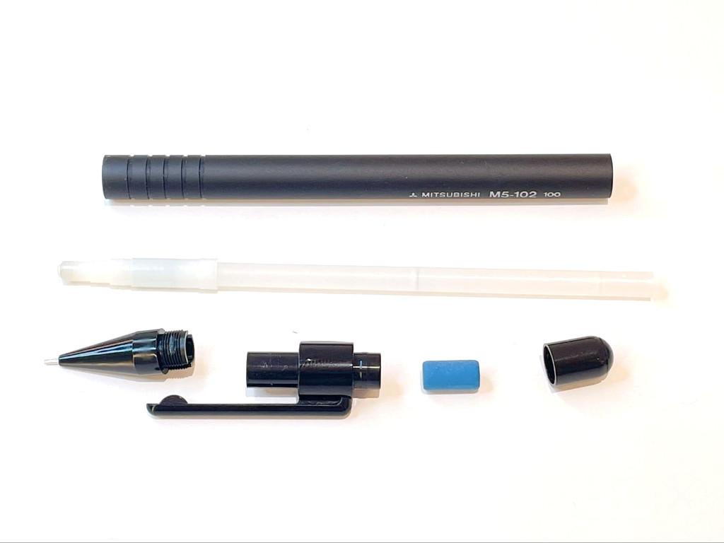 M5-102シャープペンの分解方法