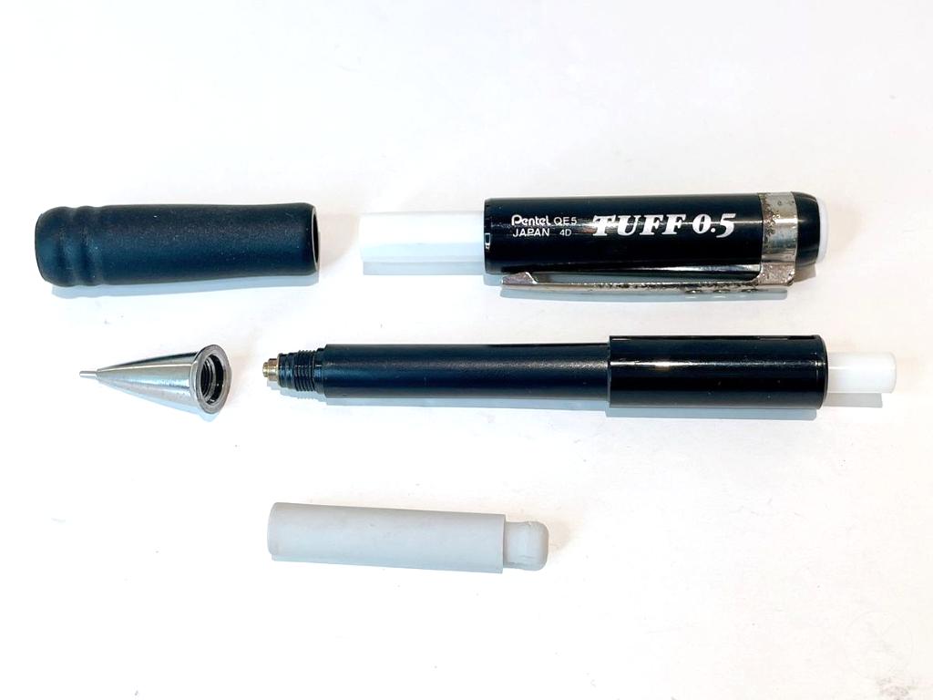 TUFF（タフ）シャップペンの分解方法のアイキャッチ画像