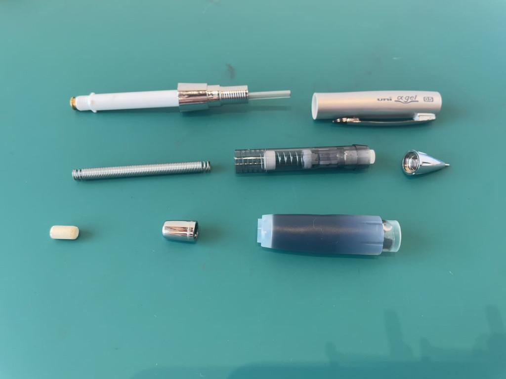 ユニアルファゲル(シャカシャカ搭載)の分解方法