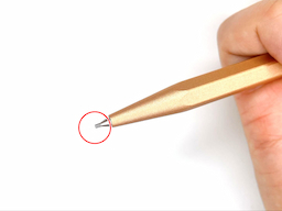 動作チェック①ノックしたらシャー芯が出ることの画像1