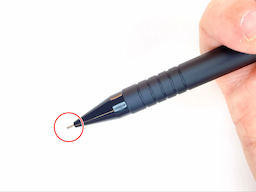 動作チェック①ノックしたらシャー芯が出ることの画像1