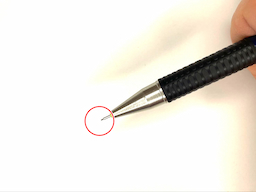 動作チェック①ノックしたらシャー芯が出ることの画像2