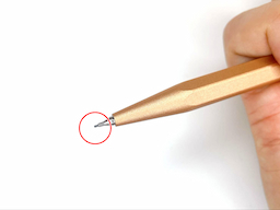 動作チェック①ノックしたらシャー芯が出ることの画像2