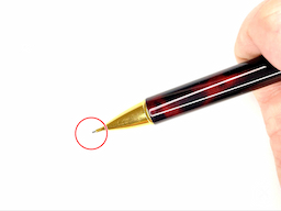 動作チェック①ノックしたらシャー芯が出ることの画像2
